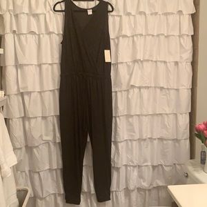 Stars Above Jumpsuit in Charcoal Grey